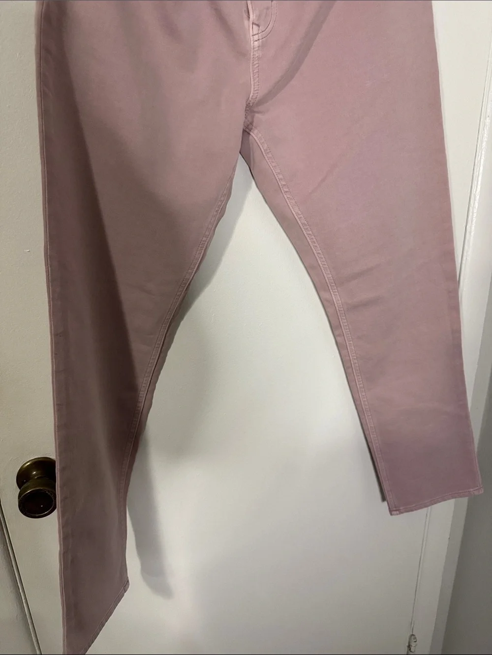 Banana Republic Men’s 32x30 Slim Fit Traveler Pant in Dusty Pink